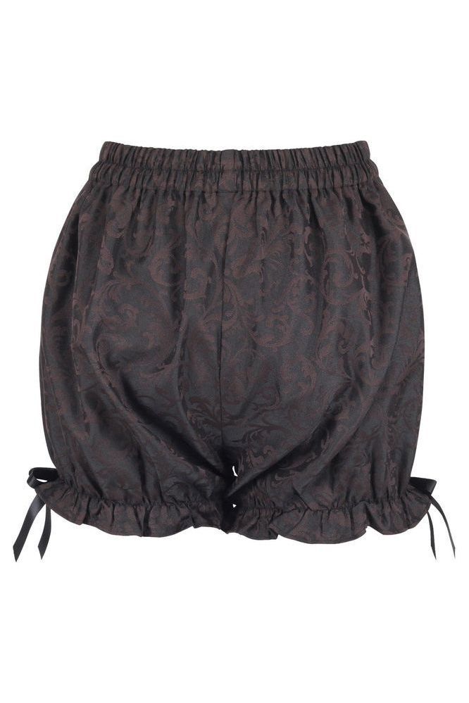 Brown Brocade Bloomers - Daisy Corsets