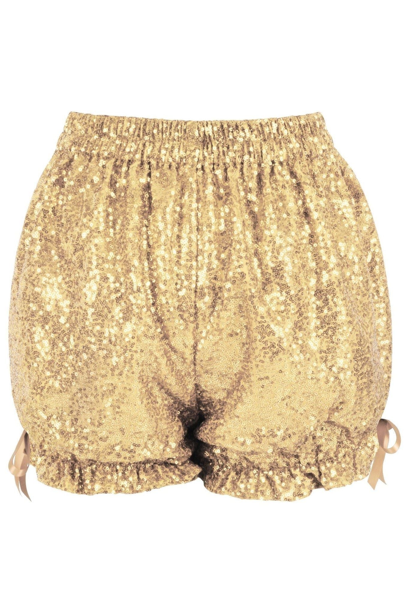 Gold Sequin Bloomers - Daisy Corsets