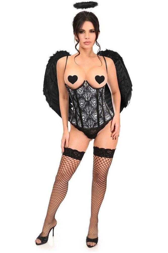 Lavish 3 PC Gothic Dark Angel Corset Costume - Daisy Corsets