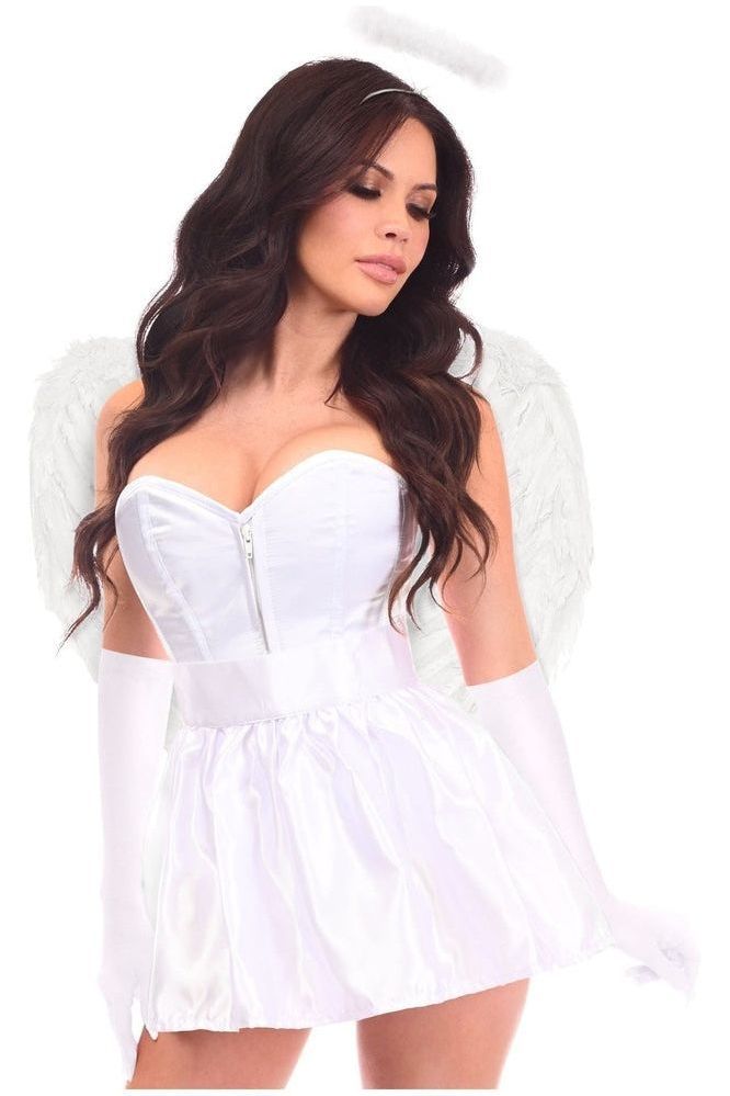 Lavish 5 PC Sweet Angel Corset Costume - Daisy Corsets