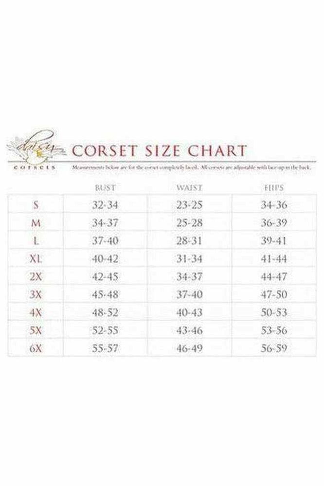 Lavish Black Patent Overbust Corset - Daisy Corsets