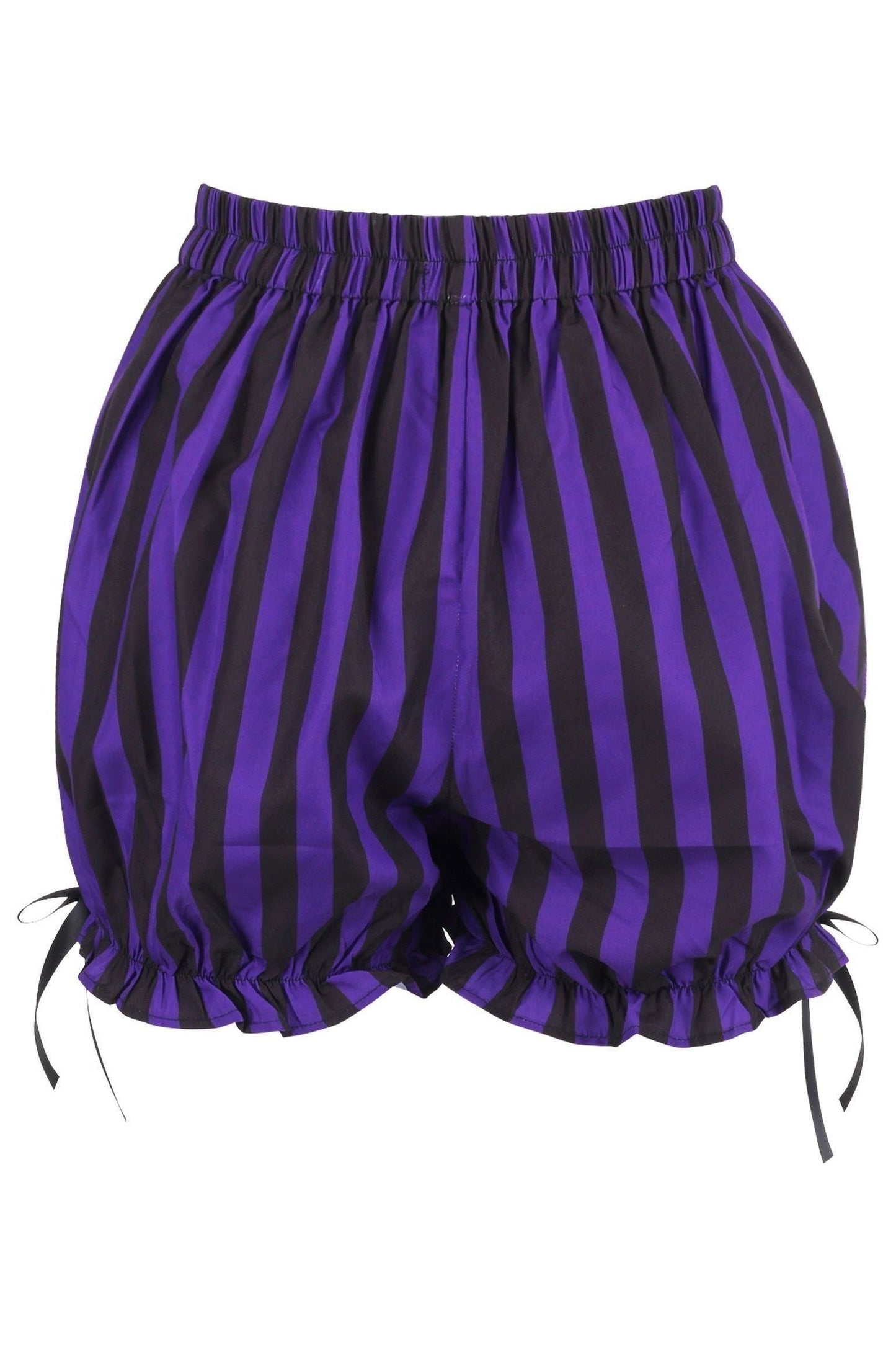 Purple/Black Striped Bloomers - Daisy Corsets