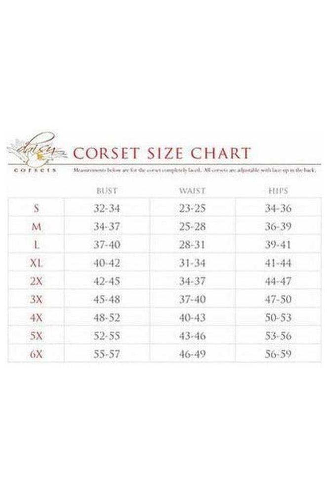 Top Drawer Black Patent Bustier Top w/Zipper - Daisy Corsets