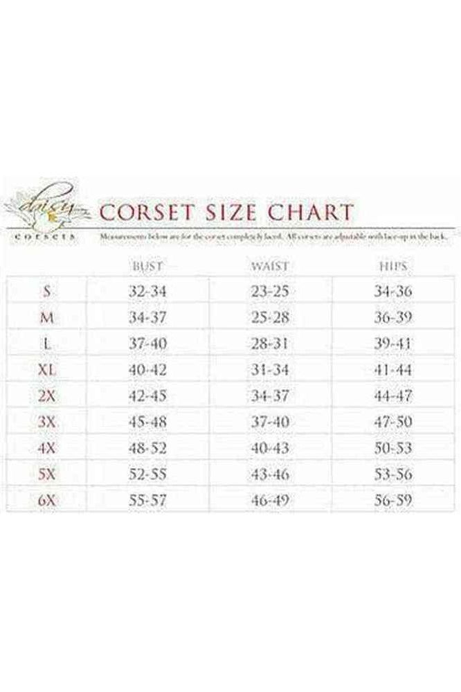 Top Drawer Emerald Green Brocade Steel Boned Corset - Daisy Corsets