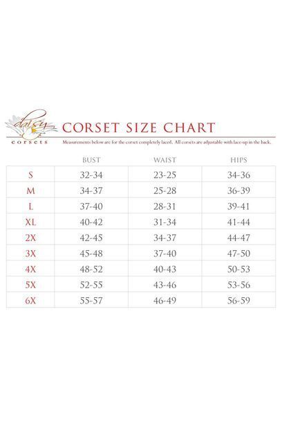 Top Drawer Red Satin w/Black Lace Overlay Steel Boned Overbust Corset - Daisy Corsets