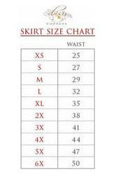 Black & White Skulls Stretch Lycra Skirt - Daisy Corsets