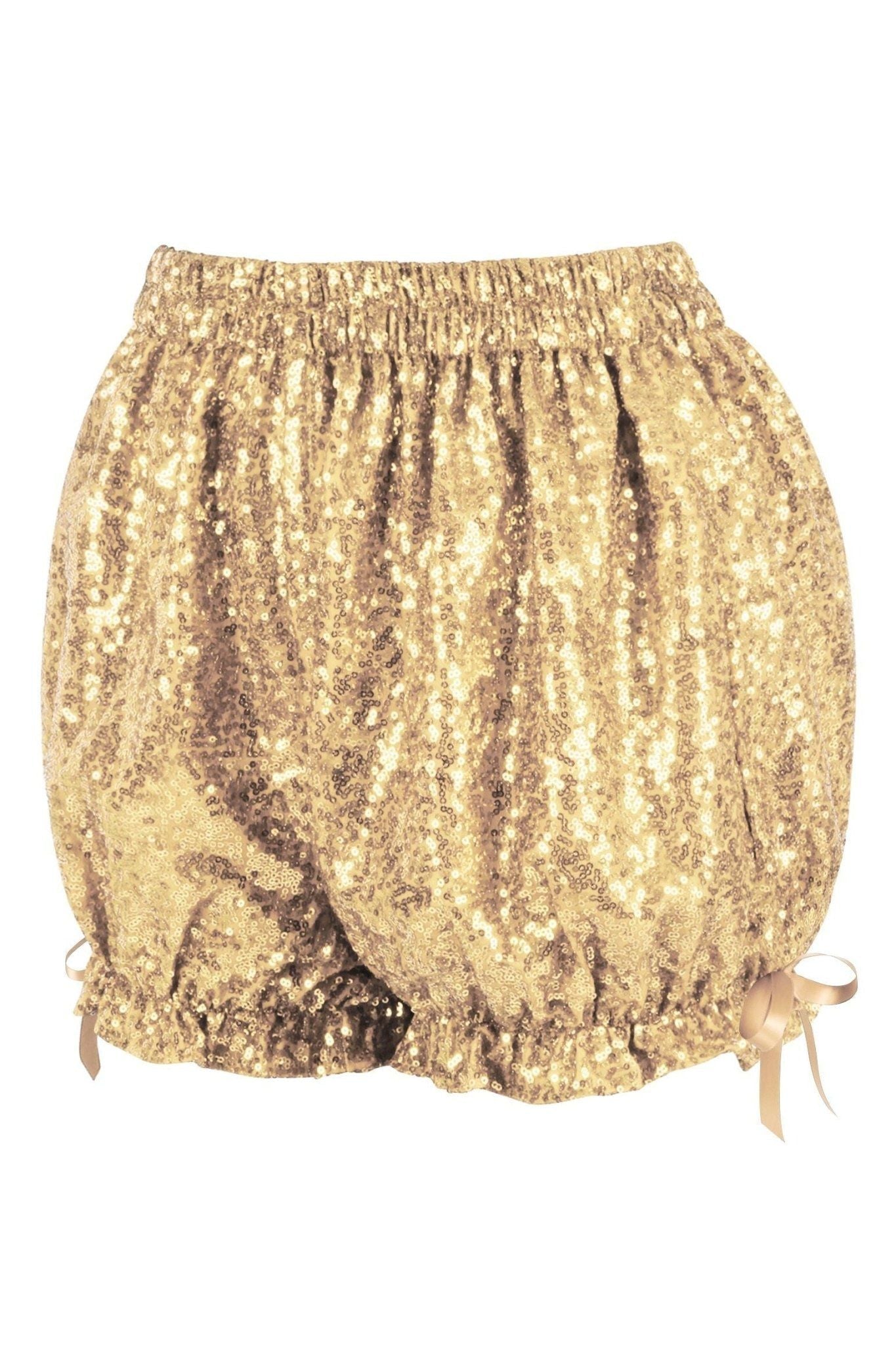Gold Sequin Bloomers - Daisy Corsets
