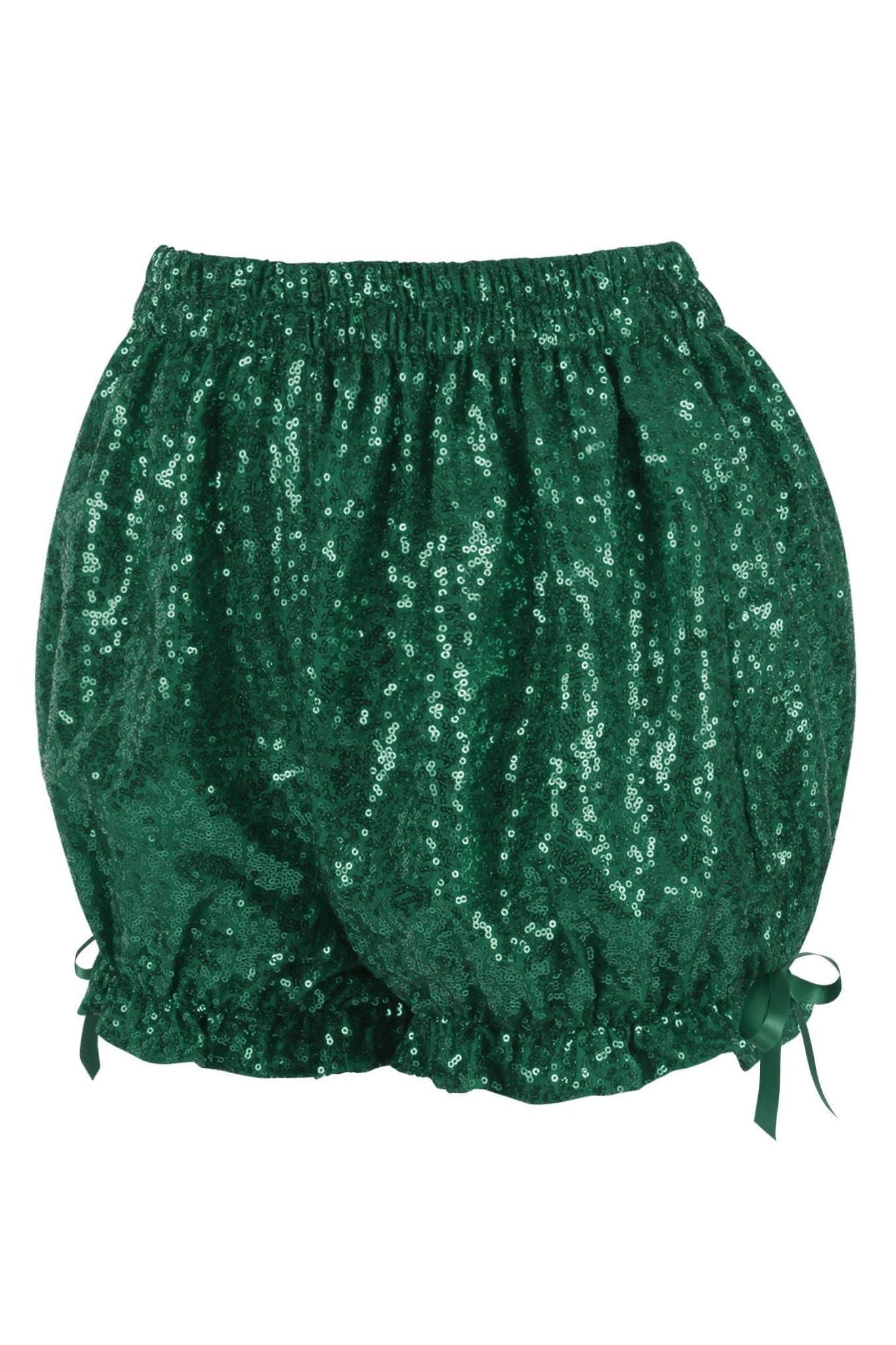 Green Sequin Bloomers - Daisy Corsets