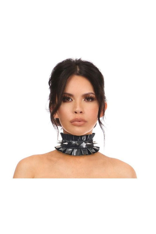 Kitten Collection Black Spike Choker - Daisy Corsets