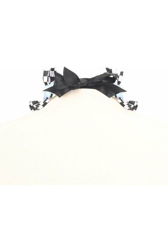 Kitten Collection Checker Print Choker - Daisy Corsets
