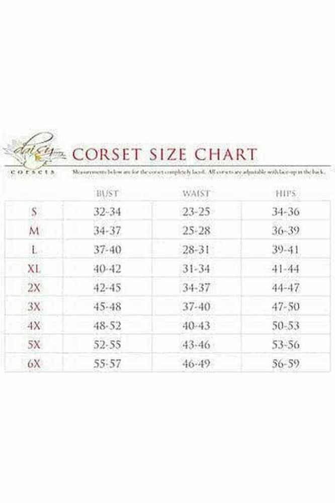Lavish Magenta Lace Overbust Corset w/Zipper - Daisy Corsets