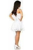 Lavish White Lace Corset Dress - Daisy Corsets
