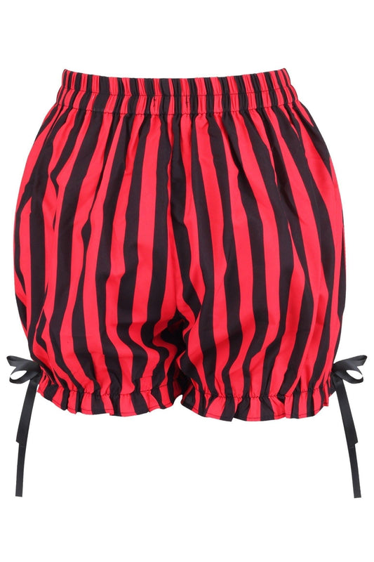 Red/Black Striped Bloomers - Daisy Corsets