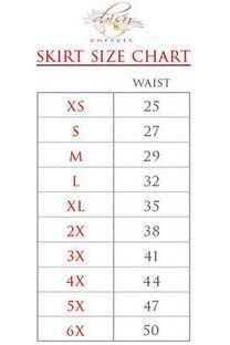 Scary Pumpkin Print Stretch Lycra Skirt - Daisy Corsets
