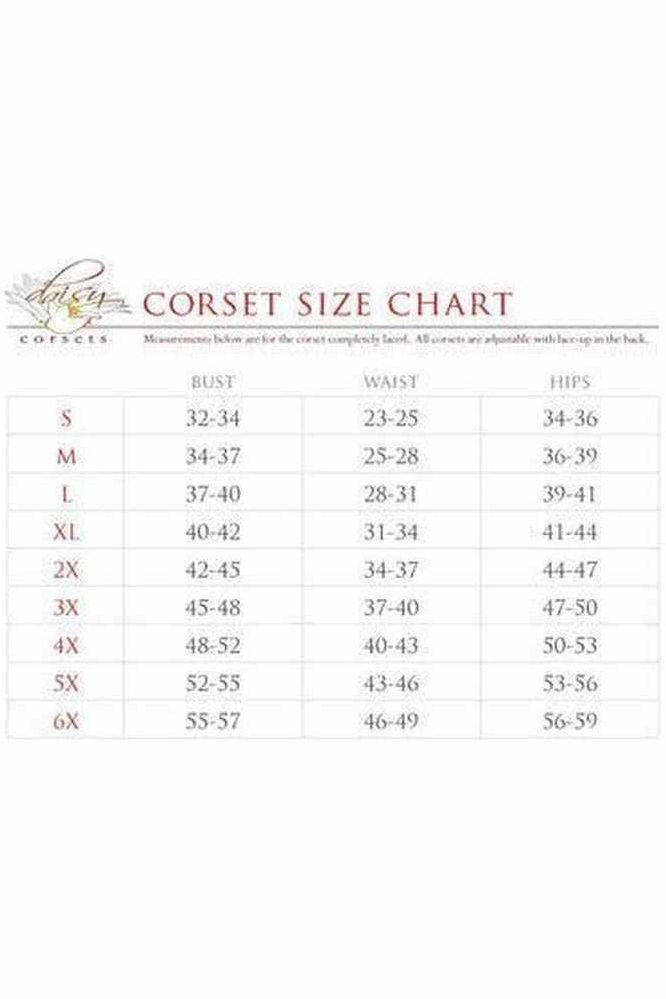 Top Drawer Black Patent Steel Boned Underwire Curvy Cut Waist Cincher Corset - Daisy Corsets