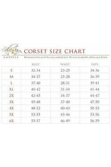 Top Drawer Neon Pink Patent & Fishnet Underbust Corset - Daisy Corsets