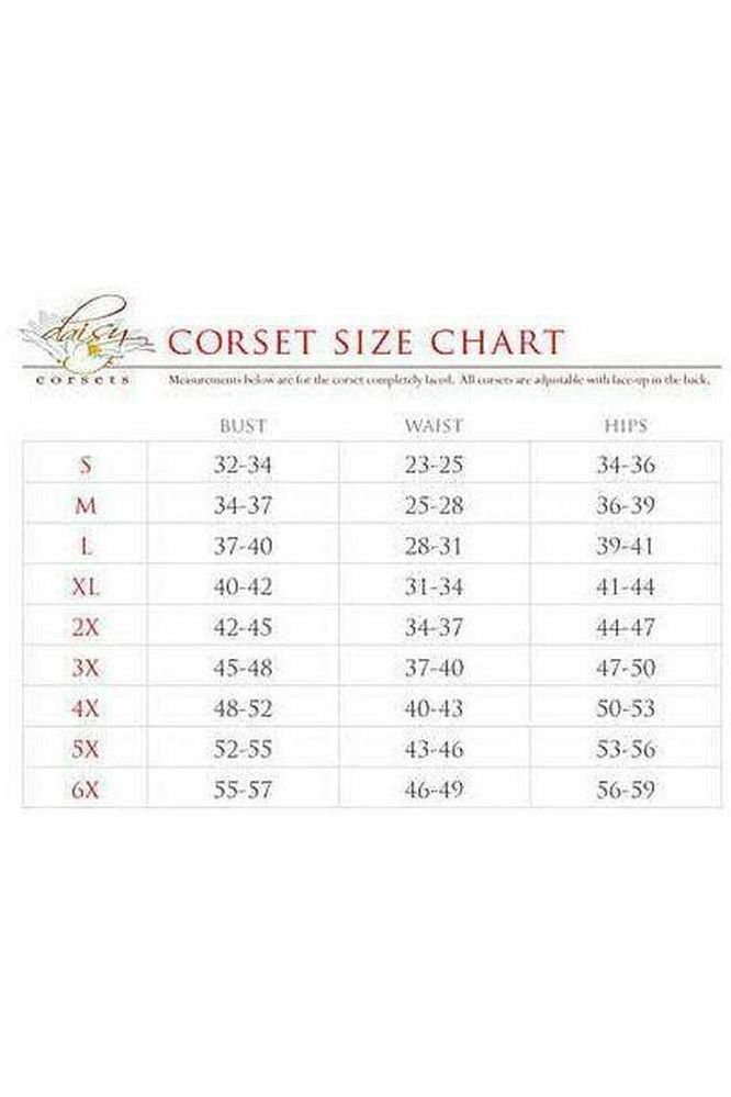 Top Drawer Purple Patent & Fishnet Underbust Corset - Daisy Corsets