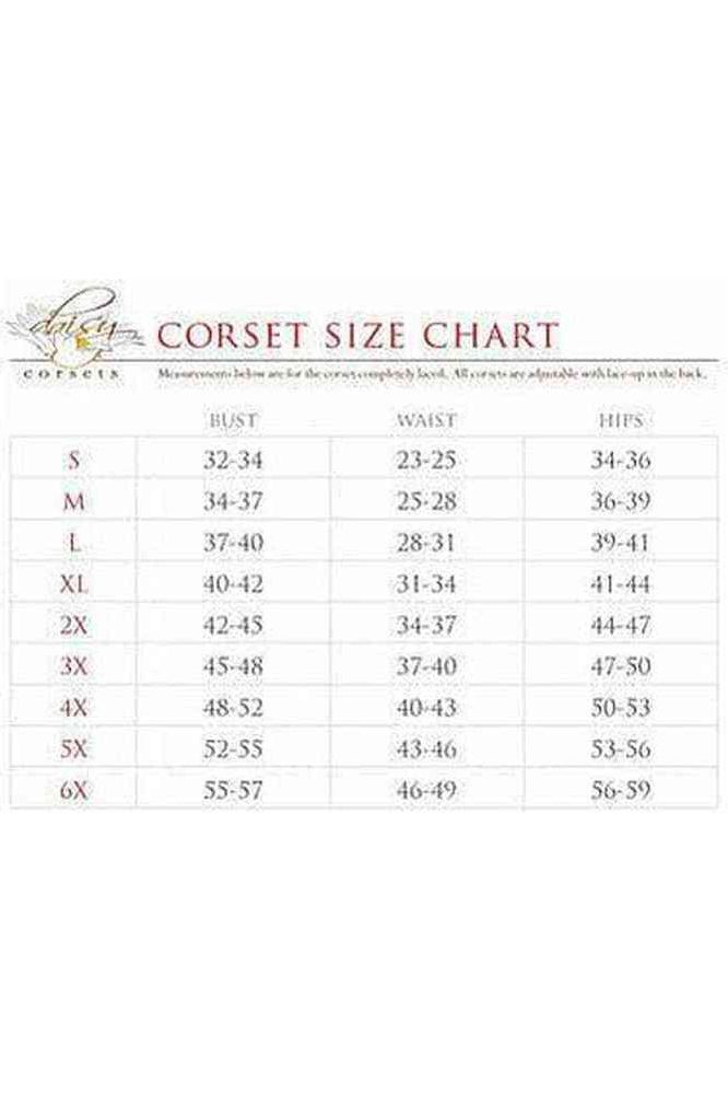 Top Drawer Purple Satin Steel Boned Corset - Daisy Corsets