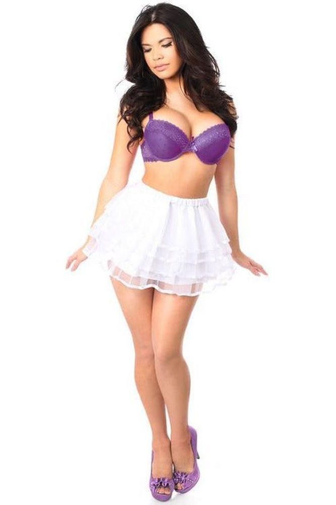 White Ribbon Tutu - Daisy Corsets